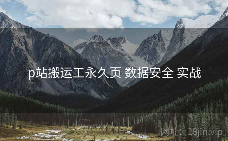 p站搬运工永久页 数据安全 实战