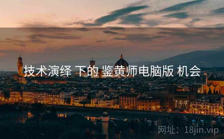 技术演绎 下的 鉴黄师电脑版 机会