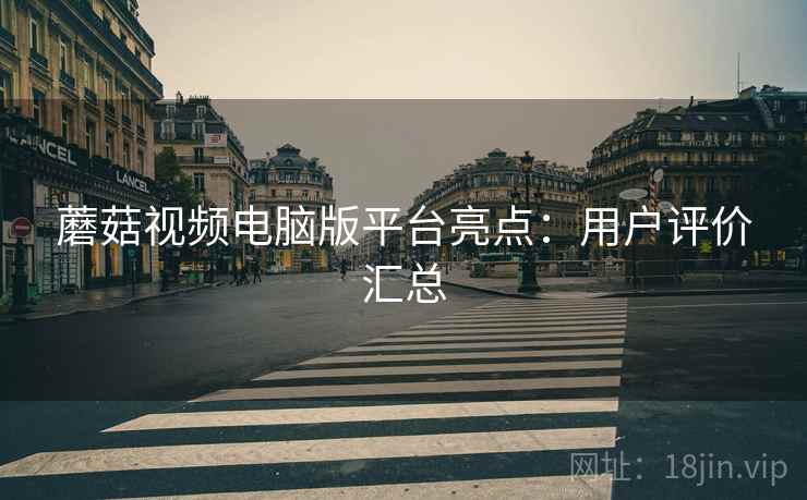 蘑菇视频电脑版平台亮点：用户评价汇总