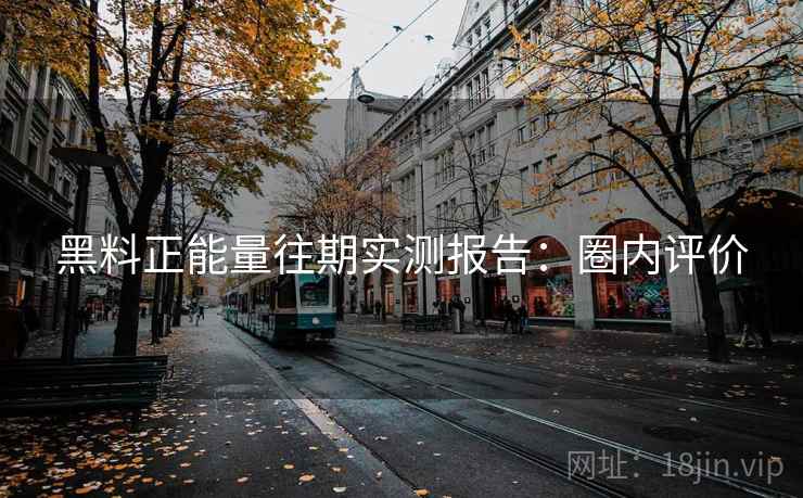 黑料正能量往期实测报告：圈内评价
