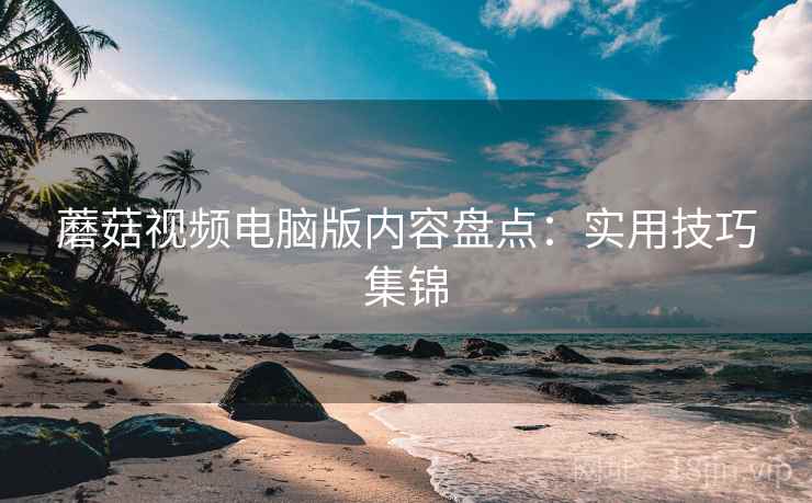 蘑菇视频电脑版内容盘点：实用技巧集锦