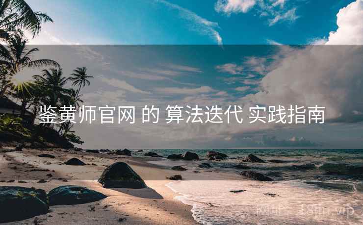 鉴黄师官网 的 算法迭代 实践指南