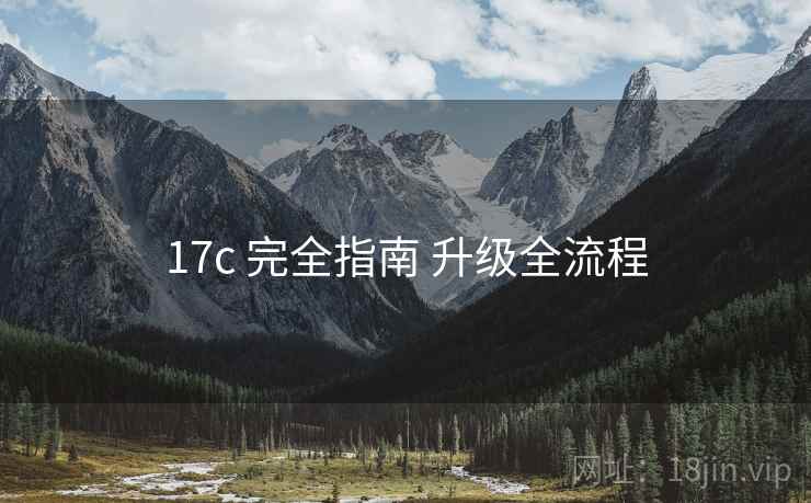 17c 完全指南 升级全流程