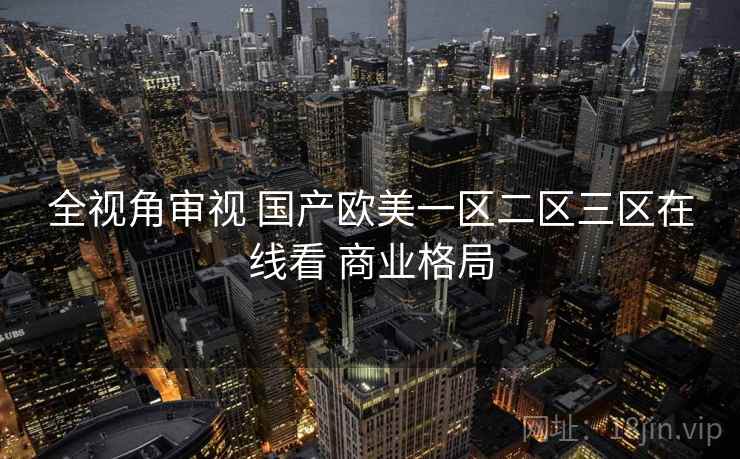 全视角审视 国产欧美一区二区三区在线看 商业格局