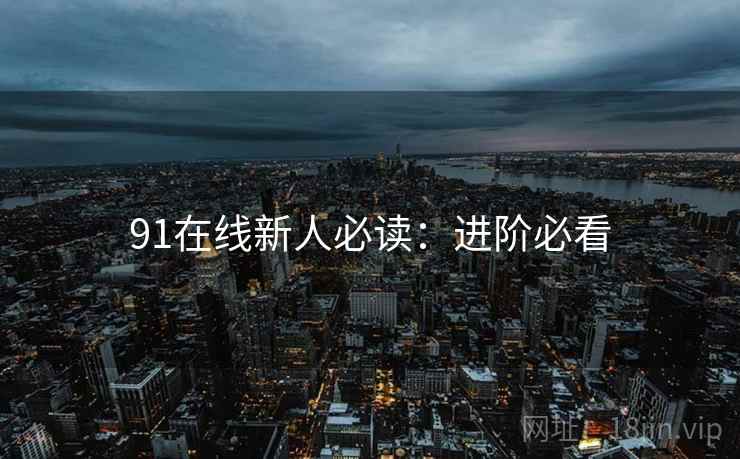 91在线新人必读：进阶必看