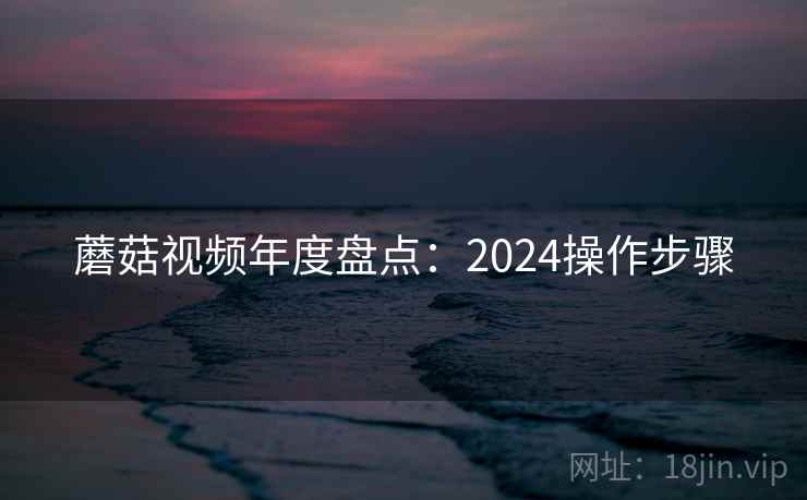 蘑菇视频年度盘点：2024操作步骤