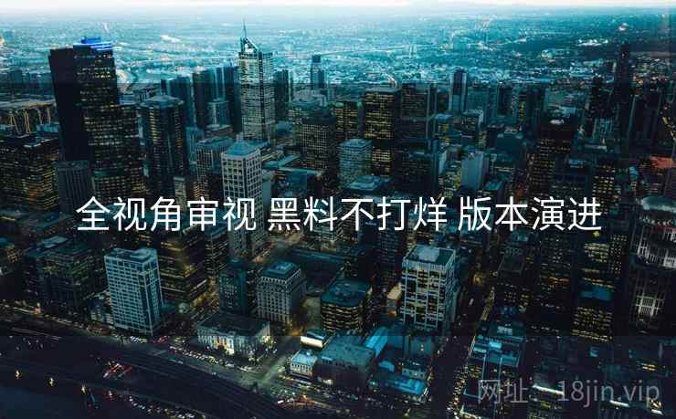 全视角审视 黑料不打烊 版本演进